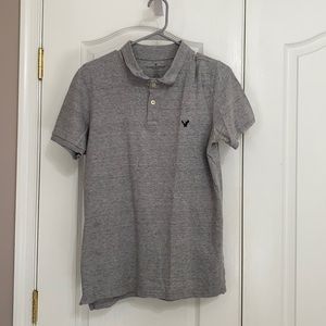 American eagle gray polo